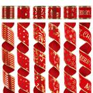 Conjunto de fita decorativa MEEDEE, pacote com 6, 6,3 cm x 18 pés
