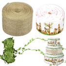 Conjunto de fitas de chá de bebê Woodland Animal, 3 peças, 100x3,8 cm Conjunto de fitas de chá de bebê Woodland Animal, 3 peças, 100x3,8 cm