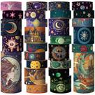 Conjunto de fitas Washi com tema Geesinimo Magic, 29 rolos, 7,5 cm/3 cm/1,5 cm