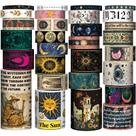 Conjunto de fitas Washi Geesinimo Tarot Theme 29 rolos 7,5 cm - 0,5 cm