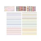 Conjunto De Fitas Washi Vintage Coloridas Com Listras, 60 Rolos De Fitas Decorativas Para DIY, Conjunto De Fitas Washi Vintage Coloridas Com Listras, 60 Rolos De Fitas Decorativas Para DIY,
