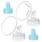 Conjunto de flanges e válvulas Maymom compatível com Spectra Ameda Luna