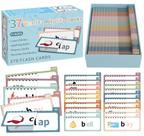 Conjunto de flip-books Read and Rhyme Yoink 30+7 com cartões flash Conjunto de flip-books Read and Rhyme Yoink 30+7 com cartões flash
