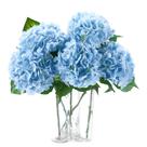 Conjunto de flores artificiais Hydrangea Real Touch 52 cm 5 unidades
