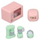 Conjunto de fogão elétrico Dollhouse Kitchen Model Keenso, 17 unidades