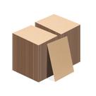 Conjunto de folhas de papelão ondulado Calenzana 5x7 200 folhas Conjunto de folhas de papelão ondulado Calenzana 5x7 200 folhas