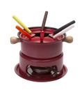 Conjunto de Fondue com 11 Peças Vermelho - Casambiente