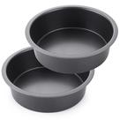 Conjunto de formas de bolo HONGBAKE, redondo, 20 cm, antiaderente, mais profundo, 2 peças