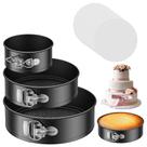Conjunto de formas de bolo Kootek Nonstick Springform com fundo removível
