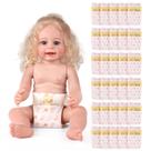 Conjunto de fraldas BABESIDE Reborn Baby Doll 17-24 polegadas, 30 unidades