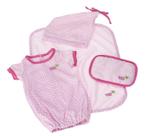 Conjunto de fraldas JC Toys Baby Doll lavável e reutilizável de 14-18 polegadas Conjunto de fraldas JC Toys Baby Doll lavável e reutilizável de 14-18 polegadas