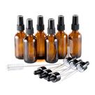 Conjunto de frascos de spray com atomizador de coquetel com uma barra acima de 6 pacotes de 60 mL