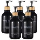 Conjunto de frascos dispensadores Shampoo/Condicionador Mithrgrous 500mL x5