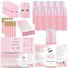 Conjunto de frascos e pincéis de shampoo Lash, 60 unidades Nailslowee B-pink