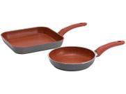 Conjunto de Frigideiras Brinox Cerâmica
