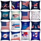Conjunto de fronhas 16 Bandeira Americana de 4 de julho 45x45cm x16