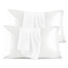 Conjunto de fronhas Bedsure Satin para cabelo/pele Queen, 4 peças