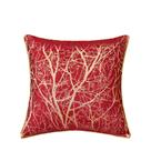 Conjunto de fronhas decorativo de luxo Red Gold Tree Branch x2