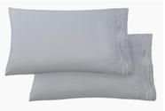 Conjunto de fronhas Elegant Comfort Luxury, ultramacio, prateado, azul