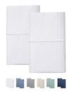 Conjunto de fronhas Feather & Stitch 100% algodão King 500TC x2