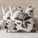 Conjunto de fronhas Findtower Linen Floral Vintage 45x45cm