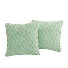 Conjunto de fronhas Solid Color Diamond Plush 45x45 cm (conjunto de 2)