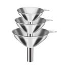 Conjunto De Funis De Aço Inoxidável De Grau Alimentício Para Óleos Essenciais E Especiarias, Funis