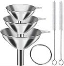 Conjunto de Funis para Cozinha YEVIOR 3 Tamanhos em Aço Inoxidável Conjunto de Funis para Cozinha YEVIOR 3 Tamanhos em Aço Inoxidável