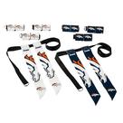 Conjunto de futebol com bandeira Franklin Sports NFL Denver Broncos Conjunto de futebol com bandeira Franklin Sports NFL Denver Broncos