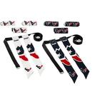 Conjunto de futebol com bandeira Franklin Sports NFL Houston Texans