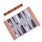 Conjunto de gamão TUZAMA, prancha de viagem dobrável 36x25 cm