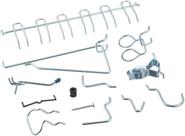 Conjunto de ganchos de armazenamento Crawford 1851A, 47 peças variadas
