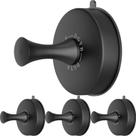 Conjunto de ganchos de ventosa DGTB Suction Bathroom Hook preto x4 Conjunto de ganchos de ventosa DGTB Suction Bathroom Hook preto x4