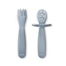 Conjunto de garfo e colher Dipper NUK for Nature Pretensil