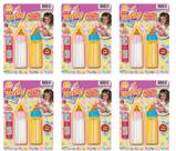 Conjunto de garrafas Baby Doll JA-RU Magic Milk & Juice 2 garrafas Conjunto de garrafas Baby Doll JA-RU Magic Milk & Juice 2 garrafas