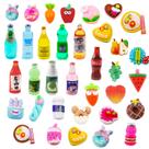 Conjunto de garrafas de comida e bebidas em miniatura, Dollhouse, MEMOVAN, 50 unidades