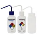 Conjunto de garrafas de lavagem ULAB Scientific de água destilada e álcool 500mL