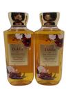 Conjunto de gel de banho para presente Bath & Body Works Dahlia 295 ml, pacote com 2 Conjunto de gel de banho para presente Bath & Body Works Dahlia 295 ml, pacote com 2