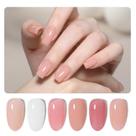 Conjunto de gel para unhas GAOY, 6 cores, gel à base de borracha, 7,3 ml Soak Off