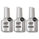Conjunto de Gel para Unhas GAOY - Top Coat, Builder Gel e Base Coat (16ml)