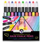 Conjunto de giz de cabelo, papelaria original para meninas, 10 peças