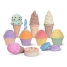Conjunto de giz Melissa & Doug Ice Cream & Cake para crianças a partir de 3 anos