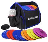 Conjunto de golfe de disco GOOSO, 12 peças com bolsa para iniciantes com taco e motorista Conjunto de golfe de disco GOOSO, 12 peças com bolsa para iniciantes com taco e motorista