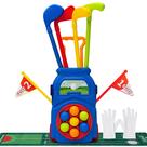 Conjunto de golfe infantil Atlasonix com carrinho, luvas e bolas