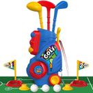 Conjunto de golfe infantil Liberry com tapete de 2 a 5 anos com carrinho de golfe
