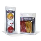 Conjunto de golfe Team Golf NFL San Francisco 49ers com 3 bolas e 50 camisetas