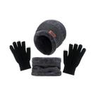 Conjunto De Gorro, Cachecol E Luvas De Veludo Quente Para Inverno Para Homens E Mulheres, Gorro De Conjunto De Gorro, Cachecol E Luvas De Veludo Quente Para Inverno Para Homens E Mulheres, Gorro De
