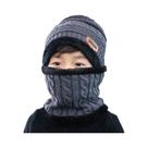 Conjunto De Gorro E Cachecol Infantil De Inverno Com Forro De Lã, Gorro Grosso De Lã Quente Para Conjunto De Gorro E Cachecol Infantil De Inverno Com Forro De Lã, Gorro Grosso De Lã Quente Para