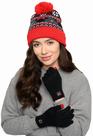 Conjunto de Gorro e Luvas Touchscreen Disney Minnie Mouse
