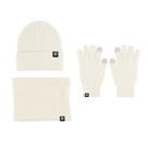 Conjunto De Gorro, Luvas E Cachecol De Inverno Para Homens E Mulheres, Com Forro De Fleece Espesso E